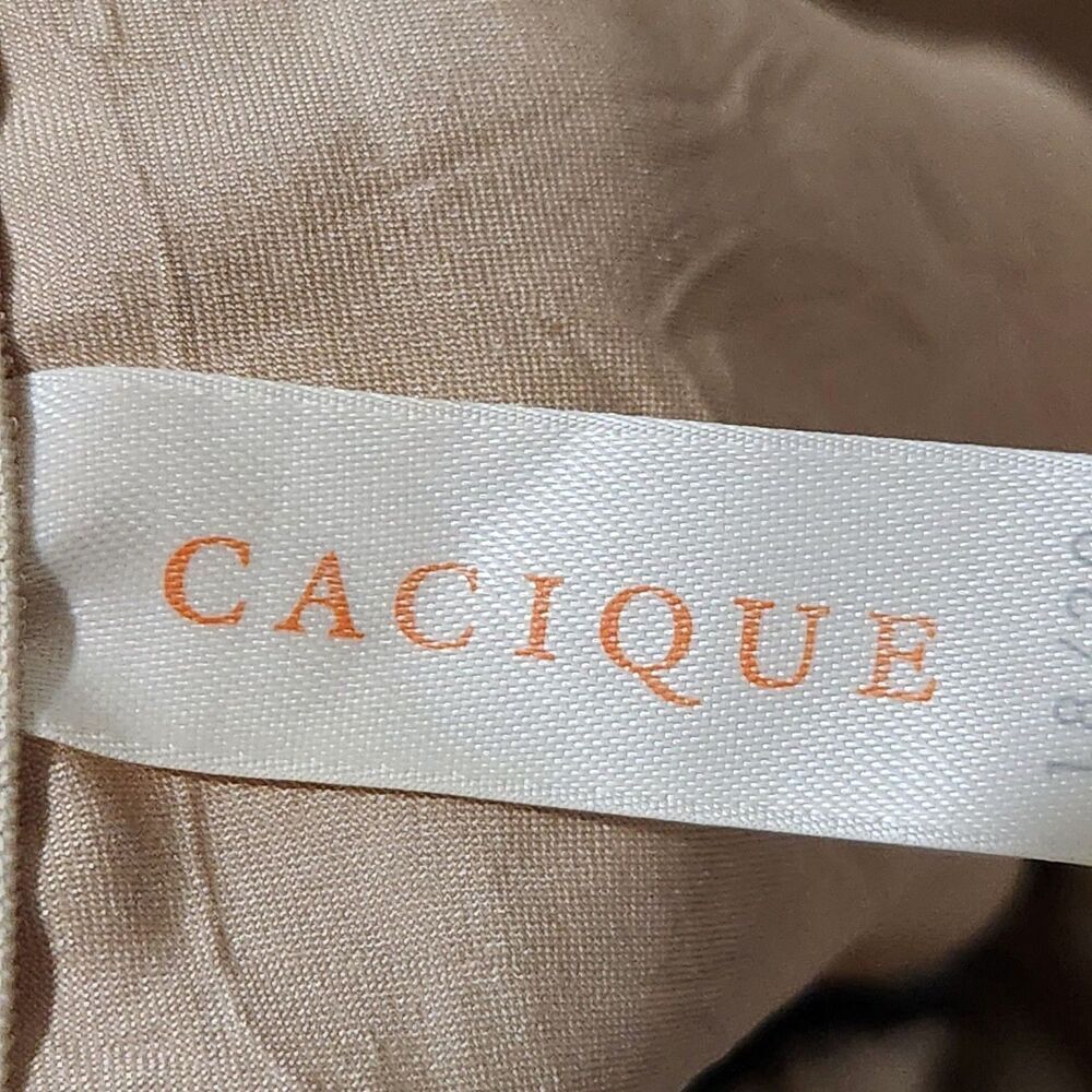 Cacique Babydoll Lingerie Gown  Size 18-20 Gold Color - Picture 7 of 10